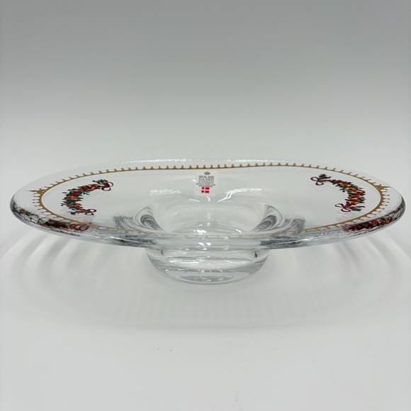 Vintage 1999 Royal Copenhagen Holmegaard Christmas Advent Candle Glass Holder - Picture 6 of 15